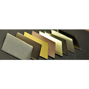 Plat stainless warna